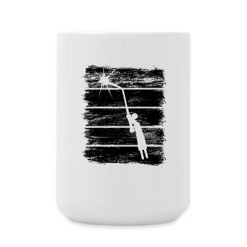 Skizze Schweißelektrode - Große Tasse 440 ml - Weiß - Vorne