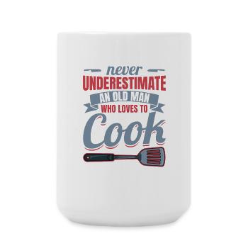 Chef Grandpa - Large Mug 440 ml - white - Front