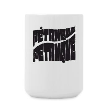 Boule balls for boules boules set and petanque - Large Mug 440 ml - white - Front