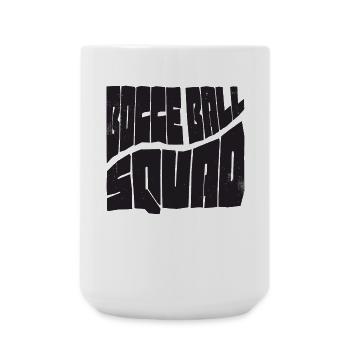 Bocce Ball Squad Outfit mit Jack Bocci Game Bocce - Große Tasse 440 ml - Weiß - Vorne