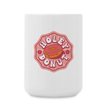 Holey Donut - Large Mug 440 ml - white - Front