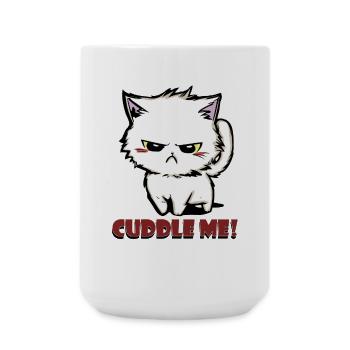 cuddle me - Große Tasse 440 ml - Weiß - Vorne