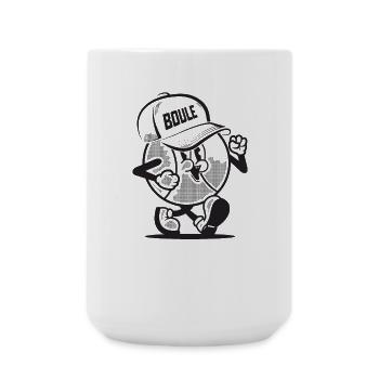 Boule de pétanque pour le Boule de pétanque Cap Boule - Grande tasse 440 ml - blanc - Devant