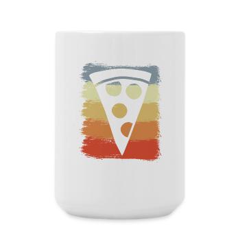 Vintage Pizza - Large Mug 440 ml - white - Front
