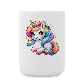 Dabbing Unicorn Fans Dab Unicorns - Large Mug 440 ml - white - Front