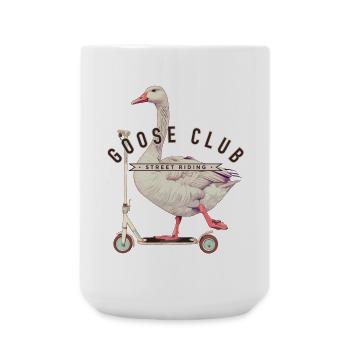 Giant Goose Skateboard Street Style Design - Large Mug 440 ml - white - Front