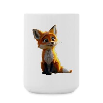 Fox I Love Foxes Red Fox Wild Cute Fox - Large Mug 440 ml - white - Front