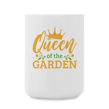 Gartenarbeit Gärtner - Große Tasse 440 ml - Weiß - Vorne
