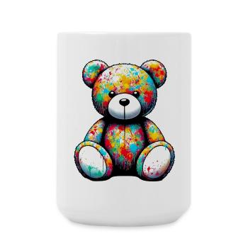 Orso orsacchiotto Ours en peluche - Grande tasse 440 ml - blanc - Devant