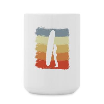 Surfer Retro - Large Mug 440 ml - white - Front