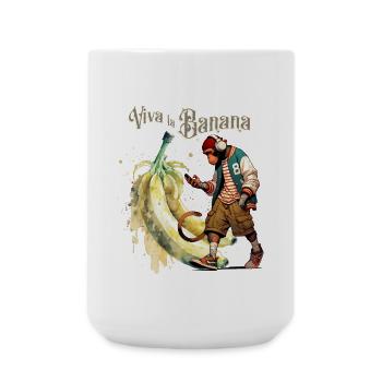 Viva la Banana StreetVibe - Große Tasse 440 ml - Weiß - Vorne