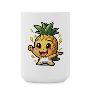 Funny Baby Pineapple - Large Mug 440 ml - white - Front