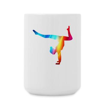Gymnast Gymnastics Gymnastics Club Gymnastics Gymnastics - Large Mug 440 ml - white - Front