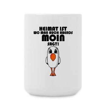 Sprüche Nordsee - Große Tasse 440 ml - Weiß - Vorne