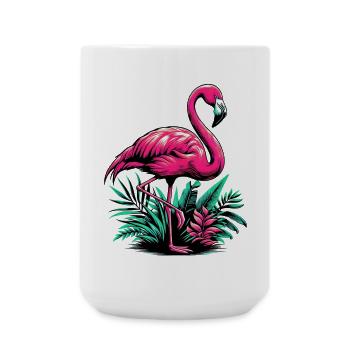 Flamant - Grande tasse 440 ml - blanc - Devant