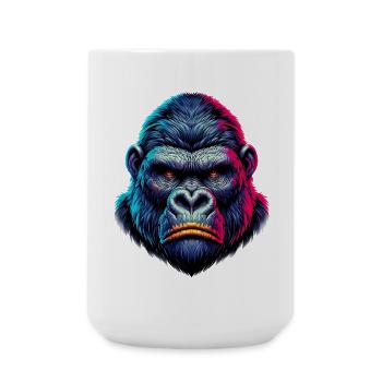 Gorilla - Large Mug 440 ml - white - Front