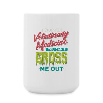 Funny Vet Halloween - Large Mug 440 ml - white - Front