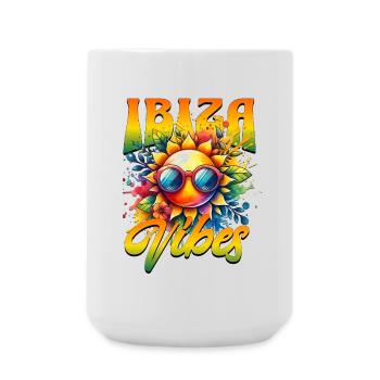 Ibiza Vibes  - Große Tasse 440 ml - Weiß - Vorne