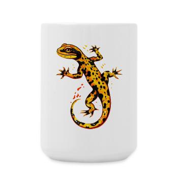 Salamanders, newts, tailed amphibians, fire salamanders - Large Mug 440 ml - white - Front