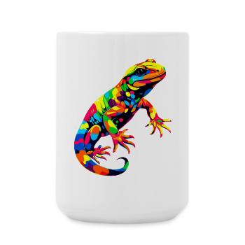 Salamanders, newts, tailed amphibians, fire salamanders - Large Mug 440 ml - white - Front