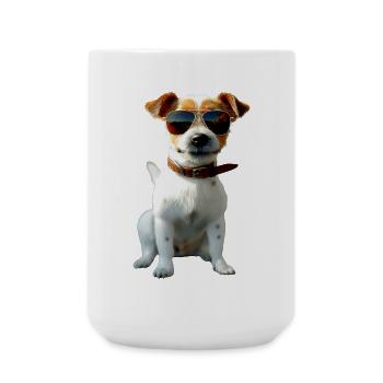 Jack Russell Terrier Hunde Liebhaber Jack Russells - Große Tasse 440 ml - Weiß - Vorne