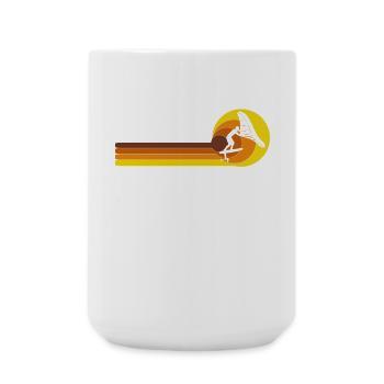 Wingfoil Surfer Wingfoiling Hydrofoil Kitefoil - Large Mug 440 ml - white - Front