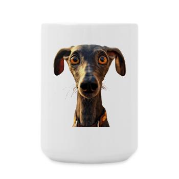 Greyhound Dog Lover Hunting Dog Love Greyhound - Large Mug 440 ml - white - Front