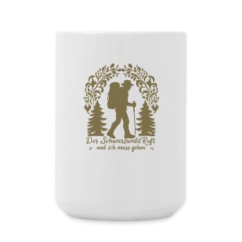 Black Forest is calling and I have to go - Large Mug 440 ml - white - Front