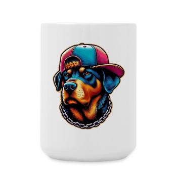 Chien - Grande tasse 440 ml - blanc - Devant