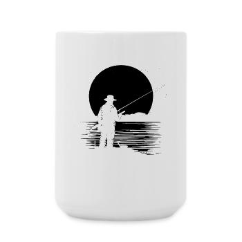 Angling - Large Mug 440 ml - white - Front