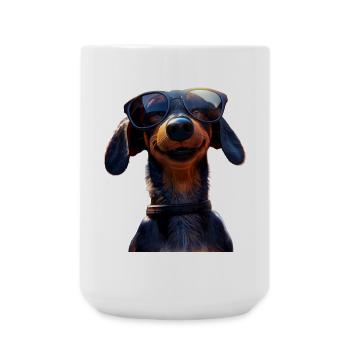 Dachshund, Dachshund, Miniature Dachshund, Dachshund Club, Dachshund - Large Mug 440 ml - white - Front