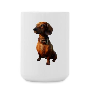 Dachshund, Dachshund, Miniature Dachshund, Dachshund Club, Dachshund - Large Mug 440 ml - white - Front