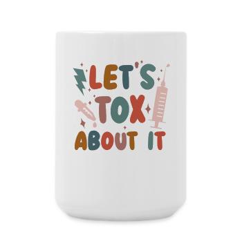 Parlons-en – Motivation pour la santé - Grande tasse 440 ml - blanc - Devant