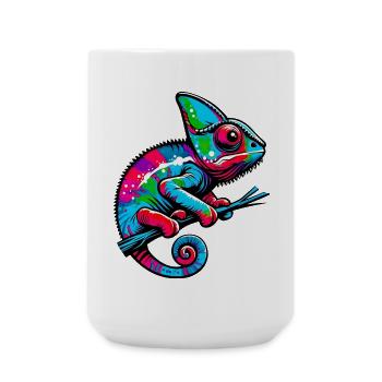 Caméléon - Grande tasse 440 ml - blanc - Devant