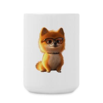 Pomeranian Pomeranian Pom Sweet German Spitz - Large Mug 440 ml - white - Front