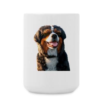 Bernese Mountain Dog Cute Dogs Swiss Mountain Dogs - Large Mug 440 ml - white - Front