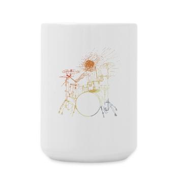 Batteur Look Vintage - Grande tasse 440 ml - blanc - Devant