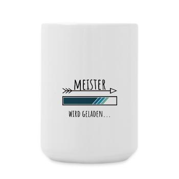Meister Personalisierter Beruf Jungs - Große Tasse 440 ml - Weiß - Vorne