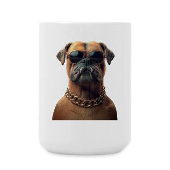 Deutscher Boxer Hunde Boxerverein German Boxer - Große Tasse 440 ml - Weiß - Vorne