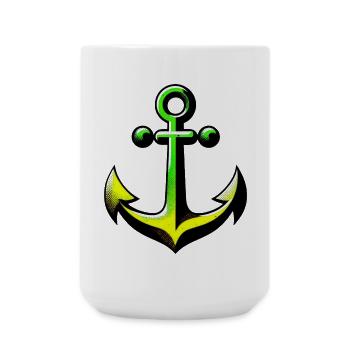 Une ancre - Grande tasse 440 ml - blanc - Devant
