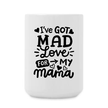 Mama Mami Muttertag - Große Tasse 440 ml - Weiß - Vorne