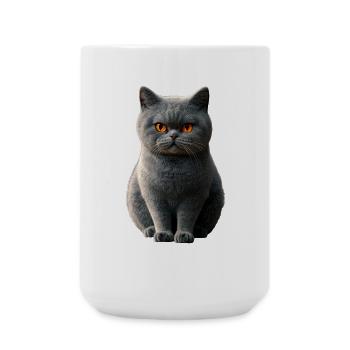 British Shorthair Cat BKH Cat Mom Cute Cats - Large Mug 440 ml - white - Front