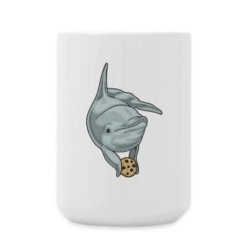 Dolphin Cookie - Large Mug 440 ml - white - Front