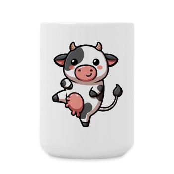 Vache - Grande tasse 440 ml - blanc - Devant