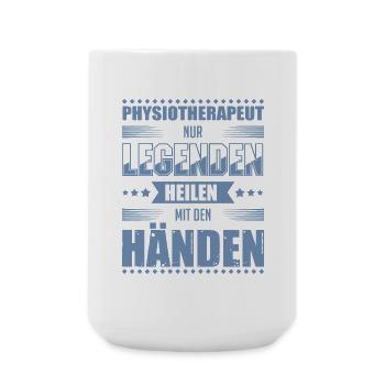 Physiotherapeut Geschenkideen - Große Tasse 440 ml - Weiß - Vorne