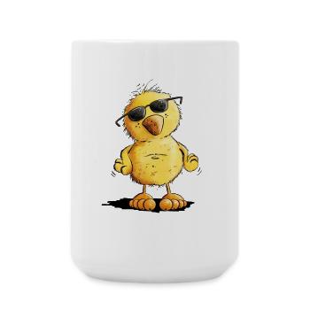 Cooles Küken I Huhn - Große Tasse 440 ml - Weiß - Vorne