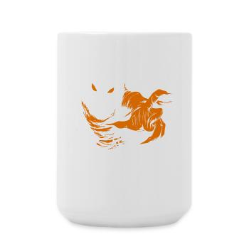 Böser alter Mann - Monster - Horror - Halloween - Große Tasse 440 ml - Weiß - Vorne