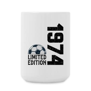 50th Anniversary 1974 Limited Edition Football - Large Mug 440 ml - white - Front