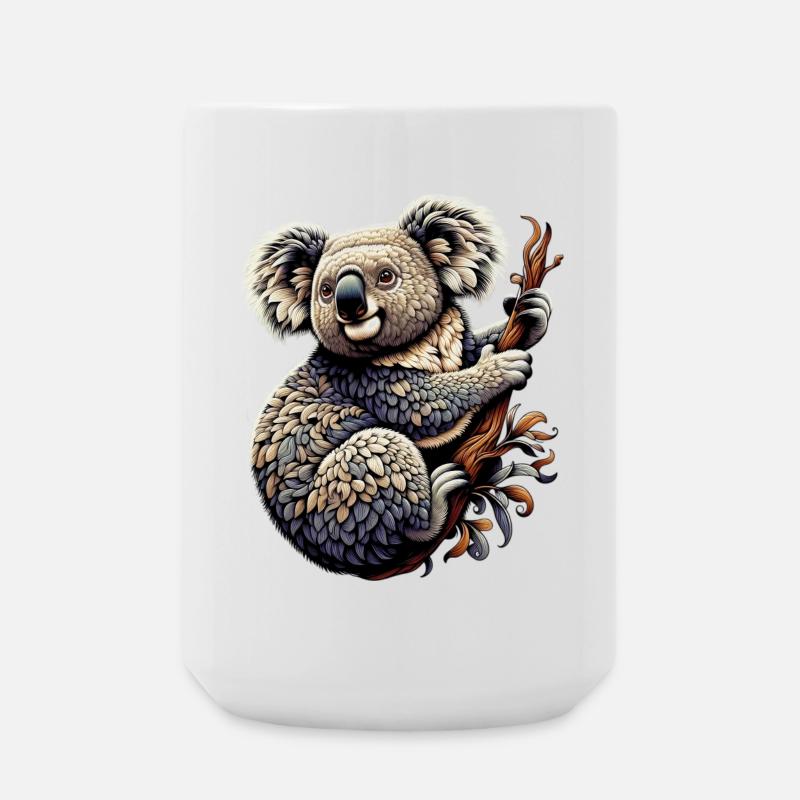 Koala - Große Tasse 440 ml - Weiß
