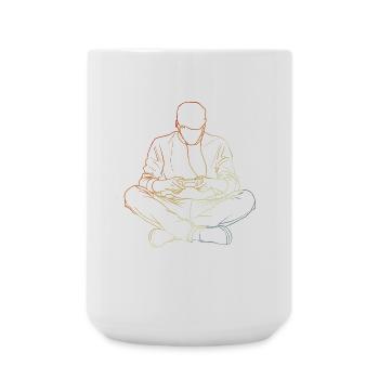 Gamer Boy Vintage Look - Large Mug 440 ml - white - Front